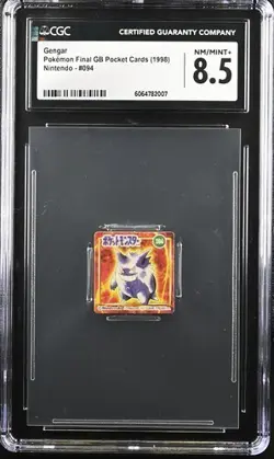 Pokemon Final GB Pocket Cards 1998 Gengar Nintendo #094 CGC 8.5 - Image 1