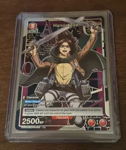 Hange Zoe AOT-1-069 R* Alternate Art (SP) Attack On Titan Union Arena Card Mint - Image 1