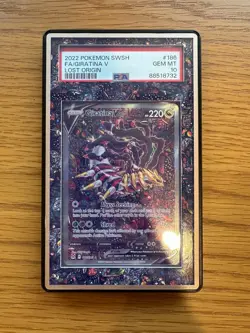 Pokemon Giratina v Lost Origin Full Art Card 186/196 PSA 10 Gem Mint - Image 3