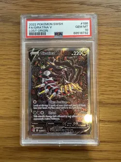 Pokemon Giratina v Lost Origin Full Art Card 186/196 PSA 10 Gem Mint - Image 5