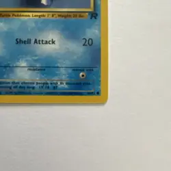 Pokemon Squirtle 50 HP Common 68/82 Team Rocket 2000 English TCG Card - Image 4