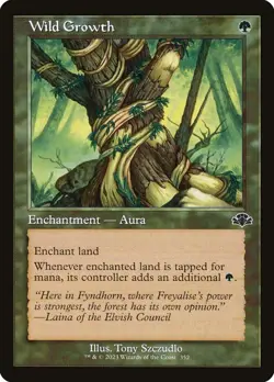 MTG Wild Growth ** Dominaria Remastered ** English - Image 1