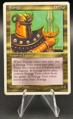 Magic the Gathering LOT of 4 - Chronicles 4th Ed. Stangg, Chromium, Sengir Vamp. - Image 2