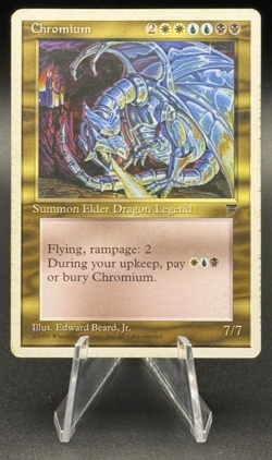 Magic the Gathering LOT of 4 - Chronicles 4th Ed. Stangg, Chromium, Sengir Vamp. - Image 4