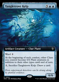 MTG Tangletrove Kelp Extended Art ** Murders at Karlov Manor Commander ** En - Image 1