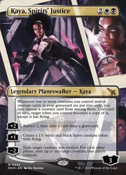 MTG Kaya, Spirits' Justice Borderless ** Murders at Karlov Manor ** English - Image 1