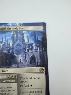 MTG Ishgard the Holy See Borderless FIN 0310 Rare Final Fantasy NM Non-Foil Land - Image 3