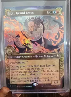 Iroh, Grand Lotus (Showcase) Avatar: The Last Airbender MTG Foil Near Mint - Image 1