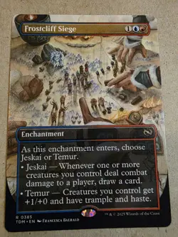 Frostcliff Siege - (Borderless) Tarkir: Dragonstorm Regular - Mtg - Image 1
