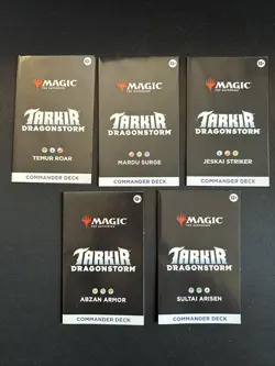Mtg Bundle Box Tarkir Dragonstorm Bloomburrow Commander Inserts Lot - Image 2