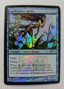 1x Spellstutter Sprite FNM Promo Foil NM - Magic MTG Faeries EDH x1 - Image 1