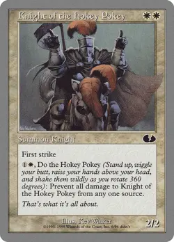 MTG Knight of the Hokey Pokey ** Unglued ** English - Image 1