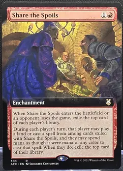 Share the Spoils #303 Commander: Adventures in the Forgotten Realms Ext. Art R - Image 1
