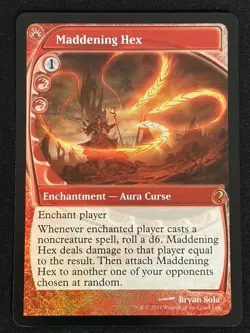1x MTG Maddening Hex (Future Sight) - Mystery Booster 2 (MB2) #195 - Magic - Image 1