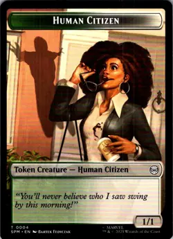 Marvel's Spider-Man #1 // 4 Copy // Human Citizen Double-Sided Token - Image 2