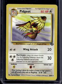 1999 Pokemon Jungle Pidgeot #24/64 - Image 1