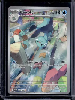 2025 Pokemon White Flare Dewott Illustration Rare #106/086 - Image 1