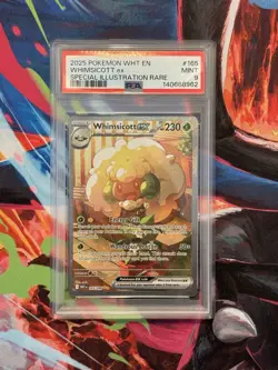 2025 POKEMON WHT EN-WHITE FLARE SPECIAL ILLUSTRATION RARE WHIMSICOTT EX PSA 9 - Image 3