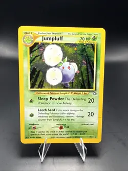 Pokemon TCG Jumpluff Holo Rare 7/111 Neo Genesis Swirl - Image 3