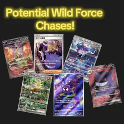 JAPANESE Pokemon WILD FORCE Booster Pack sv5K New Sealed (3x) LOT A - Image 2