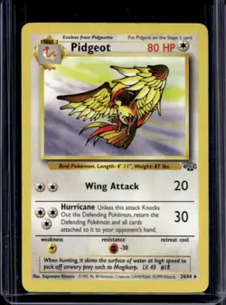 1999 Pokemon Jungle Pidgeot #24/64 - Image 1