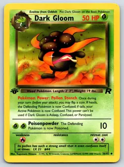 Dark Gloom - Team Rocket 36/82 Pokemon Card LP - Image 1