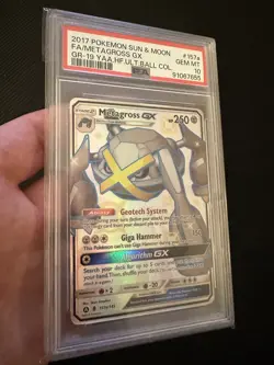PSA 10 Metagross GX Pokemon Full Art Promo Hidden Fates Ultra Ball 157a/145 - Image 2