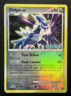 Pokemon - Dialga LV. 68 2008 Reverse Holo Rare Platinum STAMPED 16/106 - HP/DMG - Image 1
