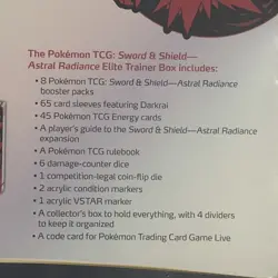 Pokemon TCG: Sword & Shield Astral Radiance Elite Trainer Box ETB Factory Sealed - Image 5