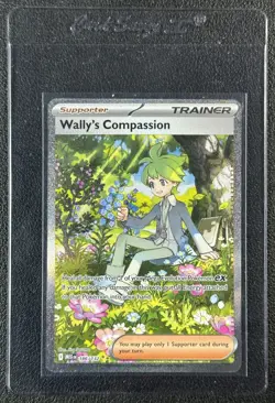 WALLY'S COMPASSION 2025 POKEMON MEGA EVOLUTION 186/132 SPECIAL ILLUSTRATION RARE - Image 1