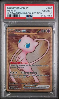 2023 POKEMON 151 ULTRA-PREMIUM COLLECTION #205 MEW EX PSA 10 - Image 1