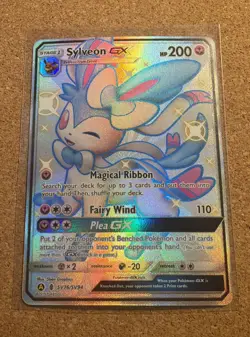 Pokemon: Sylveon GX SV76/SV94 [English] [NM] Hidden Fates: Shiny Vault Holo - Image 1