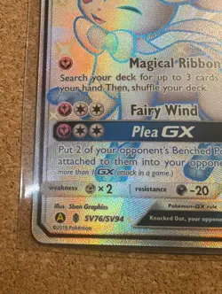 Pokemon: Sylveon GX SV76/SV94 [English] [NM] Hidden Fates: Shiny Vault Holo - Image 3