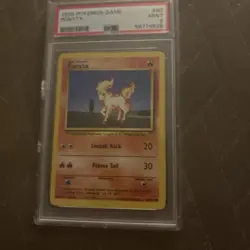 Pokemon 1999 Psa 9 Ponyta Base Set Shadowless 60/102 - Image 3