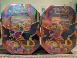 2x Mega Charizard ex Y Tin - Brand New & Sealed - Pokemon TCG - Image 1