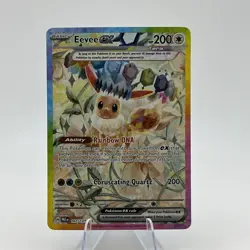 Pokemon Eevee ex 167/131 Sv: Prismatic Evolutions Holo Special Illustration Rare - Image 1