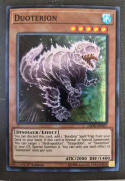 Duoterion LEDU-EN037 1st Edition Super Rare Yu-Gi-Oh! NM - Image 1