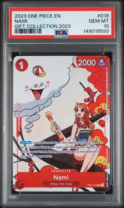 2023 ONE PIECE GIFT COLLECTION 2023 #016 NAMI PSA 10 - Image 1