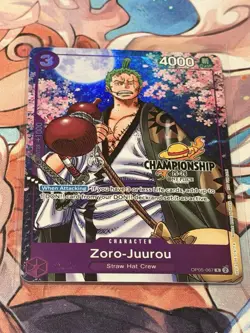 Zoro-Juurou (CS 25-26 Event Pack Finalist Ver.) OP05-067 One Piece Promotion Crd - Image 1