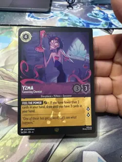 Yzma Conniving Chemist Lorcana Azurite Sea 56/205 Legendary Cold Foil Holo - Image 1