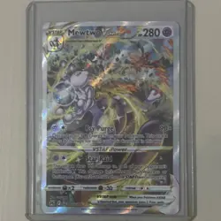 Pokemon Mewtwo VSTAR Ultra Rare Full Art Holo Crown Zenith GG44/GG70 Card - Image 1