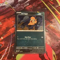 Scraggy (Cosmos Holo) - SV: Scarlet & Violet Promo Cards 186 NM Pokemon TCG - Image 1