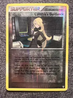 Cynthia's Guidance 136/147 Uncommon Reverse Holo Pokemon Card MP - Image 1