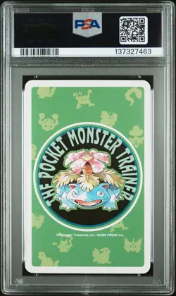 1996 POKEMON GREEN VERSION PLAYING CARDS QUEEN OF HEARTS #027 SANDSHREW PSA 9 - Image 2