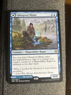 Glasspool Mimic Glasspool Shore Zendikar Rising Card Magic: The Gathering - Image 1