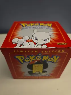SEALED MEWTWO Pokemon 23K Gold Plated Trading Card 1999 Burger King Limited - Image 1