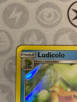 C1409 POKEMON TCG LUDICOLO HOLO CARD NM #38 CELESTIAL STORM - Image 3