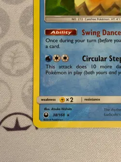 C1409 POKEMON TCG LUDICOLO HOLO CARD NM #38 CELESTIAL STORM - Image 4