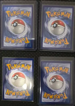 Set 4 Cards Pokemon Lillie's Determination 184/132 Me01: Mega Evolution Holo, - Image 2