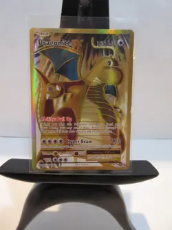 Pokemon TCG Dragonite-EX Evolutions Full Art Holo Card 106/108 Ultra Rare - Image 1